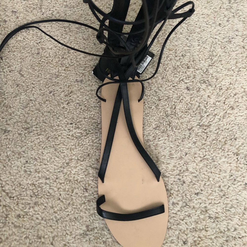 Tall gladiator sandals